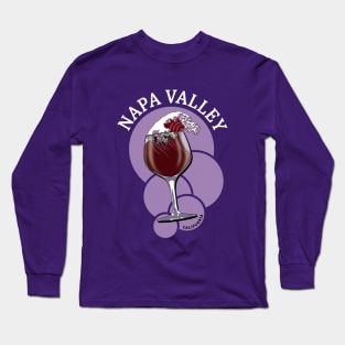 Napa Valley California Wine Long Sleeve T-Shirt